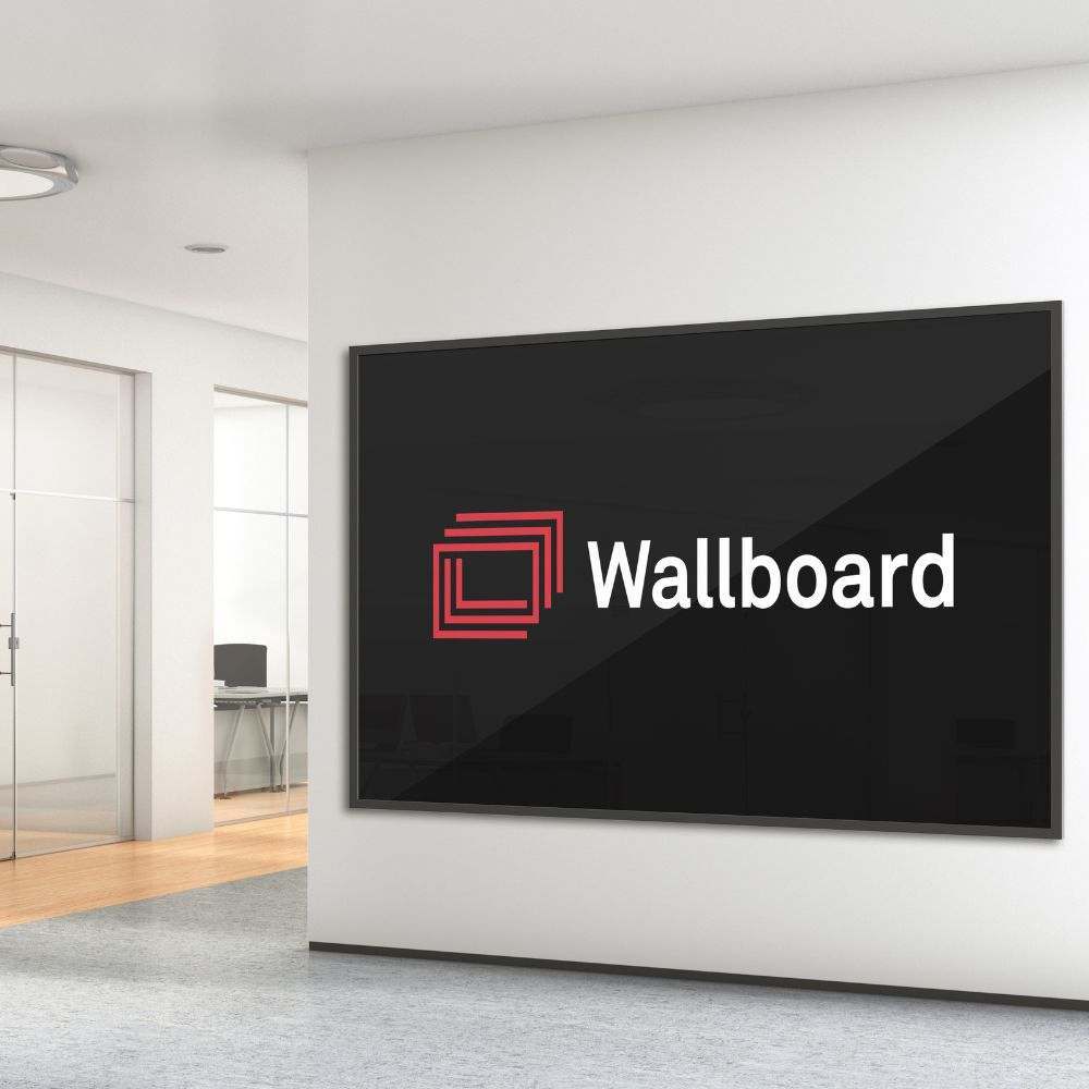 Wallboard digital signage platform demo screen